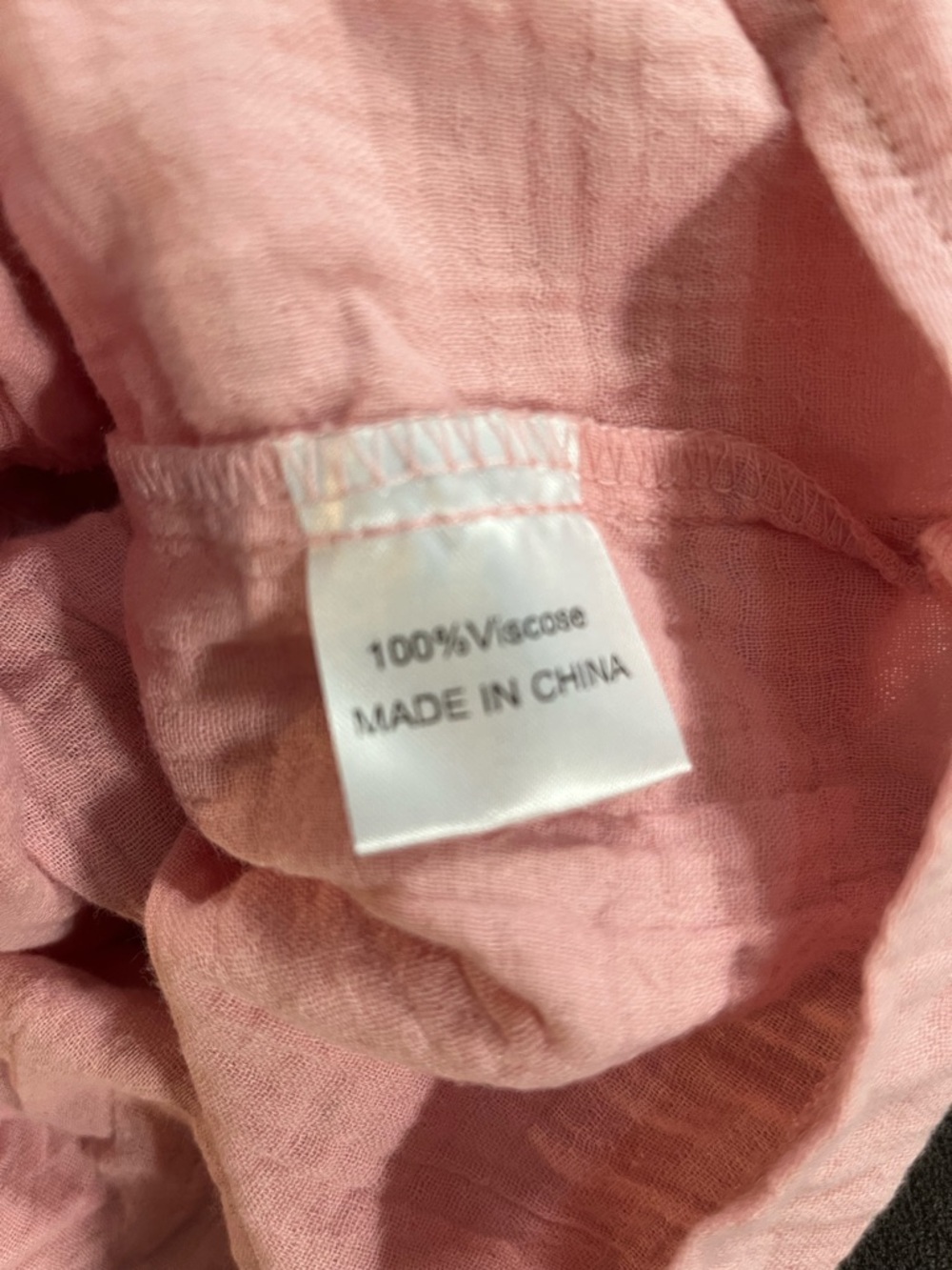 Zesica Pink Ruffle Babydoll Top Textured Gauze Vacation resort size XL NWT - Picture 9 of 10